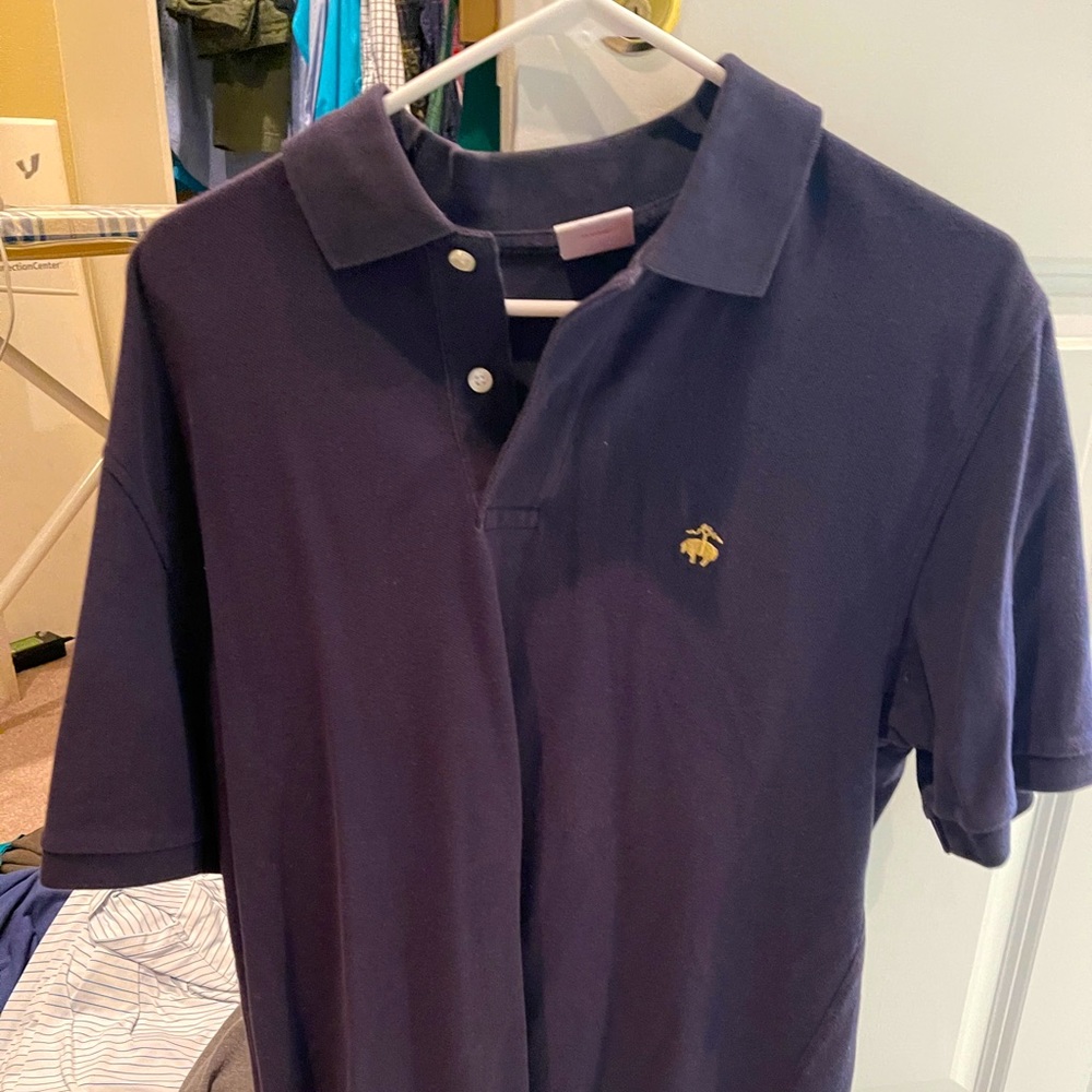Brooks Brothers Navy Polo Large
